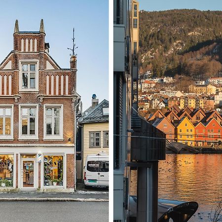 Live In Historic Building - View To Bryggen Apartman Bergen Kültér fotó
